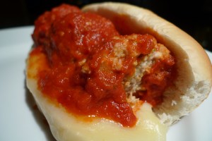 Chicken Meatball Sandwich
